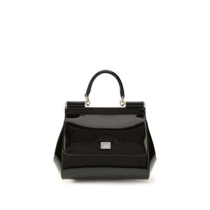Dolce & Gabbana Women Small Sicily Patent Leather Handbag
